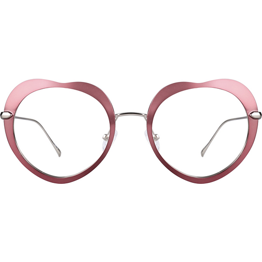 Zenni heart-shaped Glasses 1128019