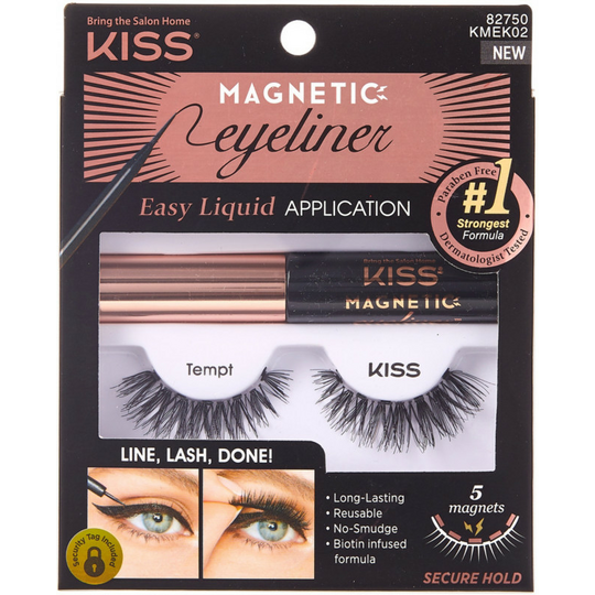 Kiss Magnetic Eyeliner & Lash Kit #02