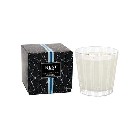 NEST New York Ocean Mist & Sea Salt Luxury 4-Wick Candle