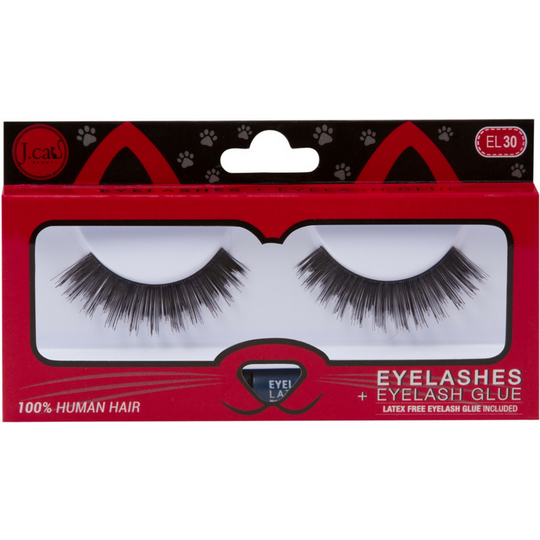 J.Cat Beauty Eyelashes + Eyelash Glue #EL30