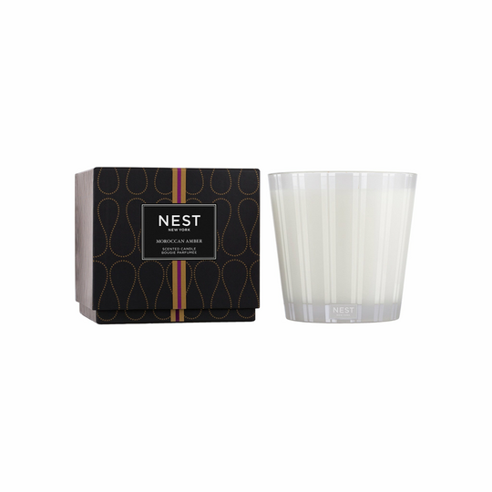 NEST New York Moroccan Amber Luxury 4-Wick Candle