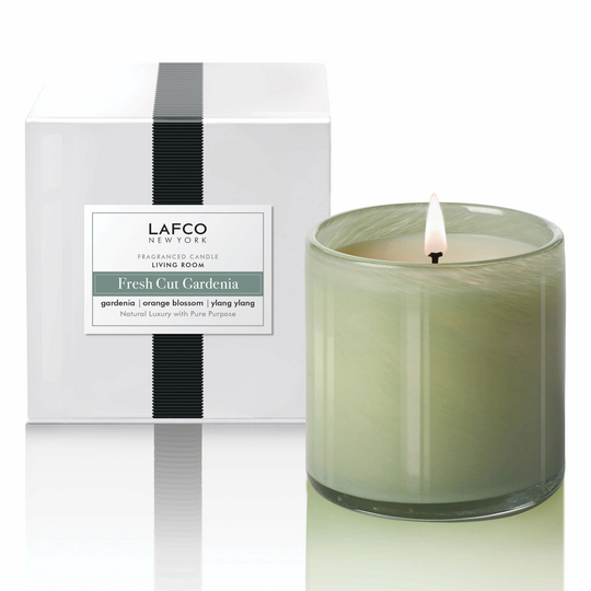 LAFCO Fresh Cut Gardenia - Living Room Signature Candle