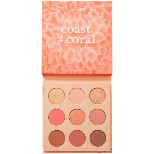 Colourpop Coast to Coral Eyeshadow Palette