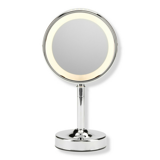 Conair Reflections Double-Sided Lighted Round Mirror