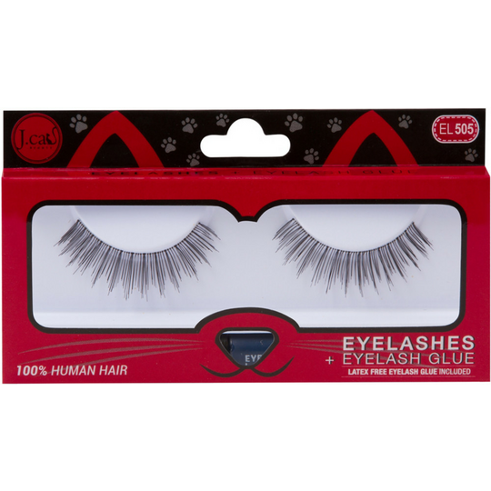 J.Cat Beauty Eyelashes + Eyelash Glue #EL505