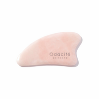 Odacité Crystal Contour Gua Sha Rose Quartz Beauty Tool