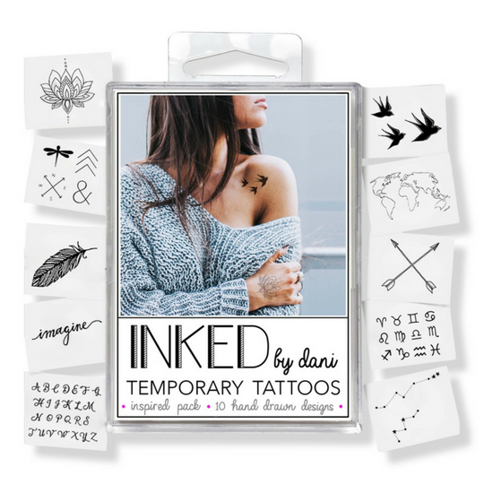 Inked By Dani Temporary Tattoos Inspired Pack